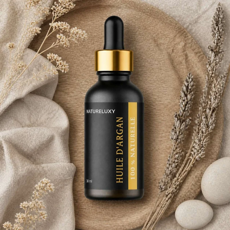 3 Huile d'Argan 30mL Pipette 100% naturelle