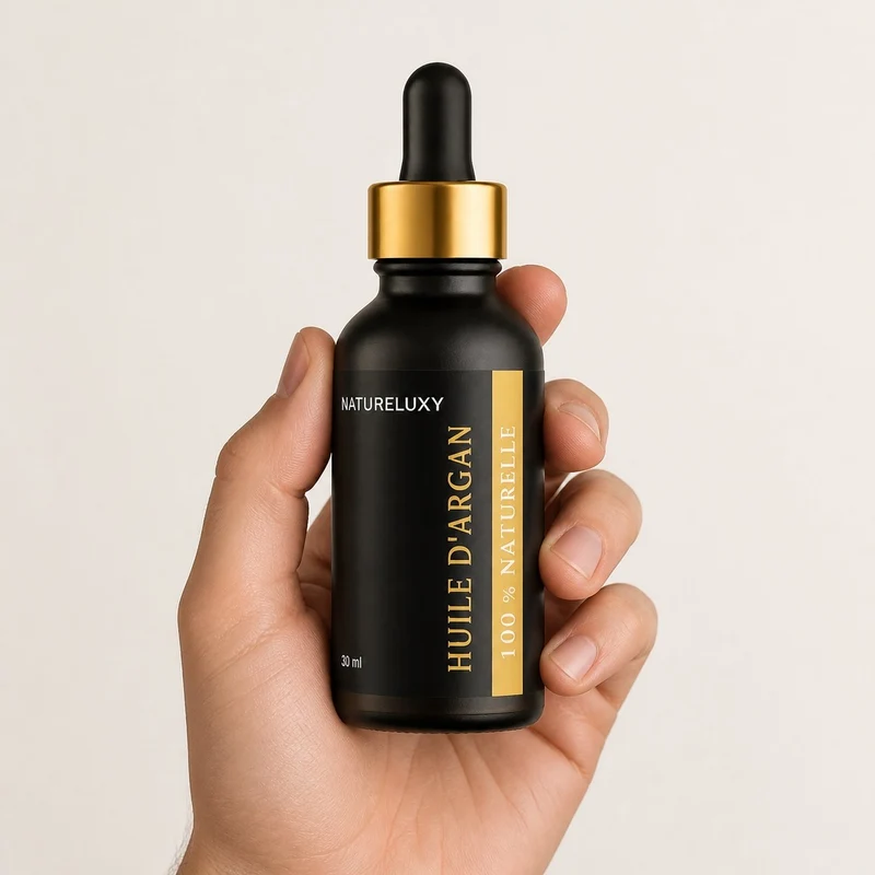 3 Huile d'Argan 30mL Pipette 100% naturelle