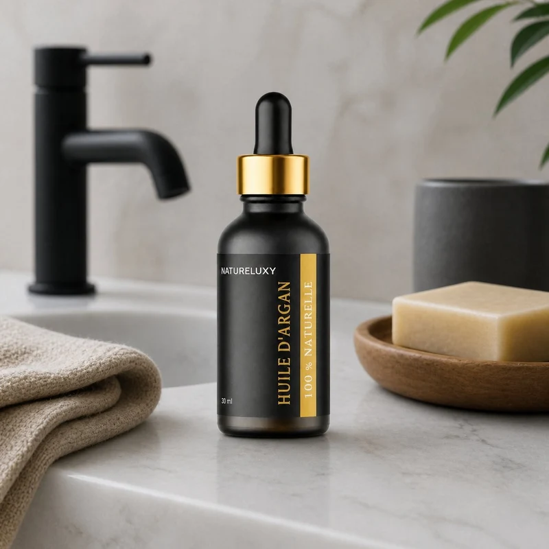 3 Huile d'Argan 30mL Pipette 100% naturelle