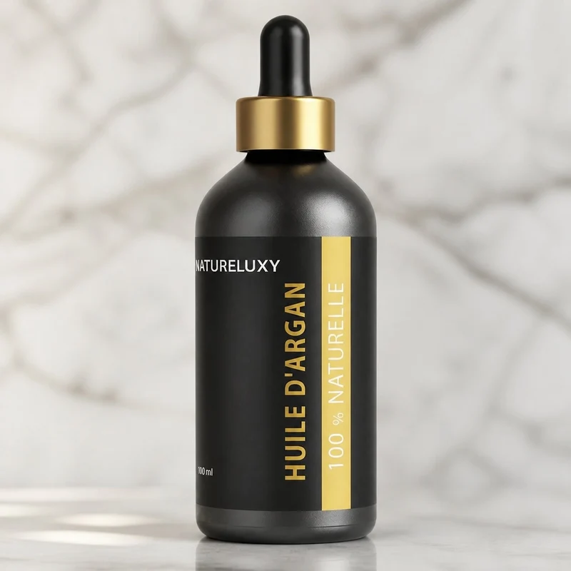 3 Huile d'Argan 100mL Pipette 100% naturelle
