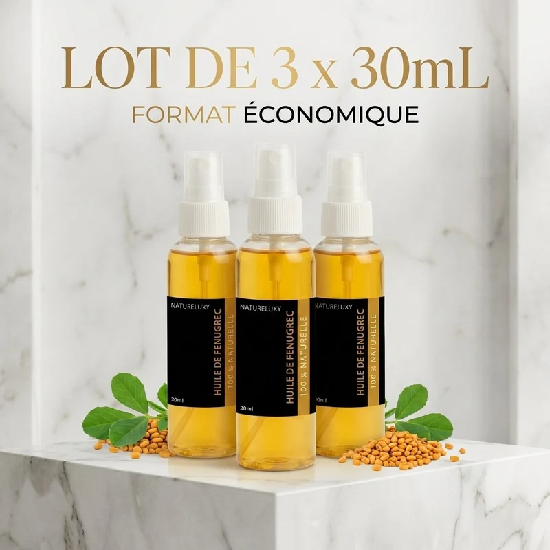 3 Huile de Fenugrec cosmétique 30mL Spray