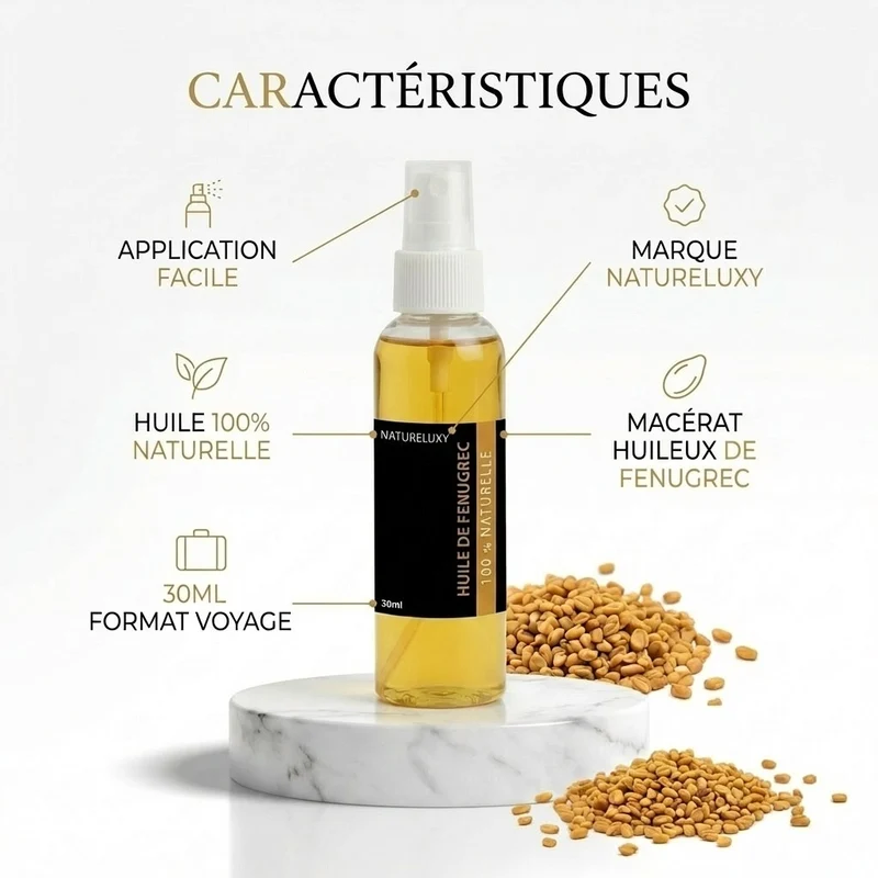 3 Huile de Fenugrec cosmétique 30mL Spray