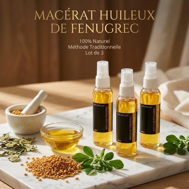 3 Huile de Fenugrec cosmétique 30mL Spray
