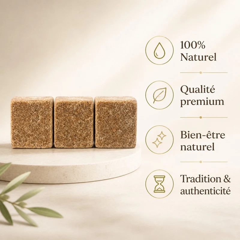 Carrés de musc ambré x3 – Parfum solide