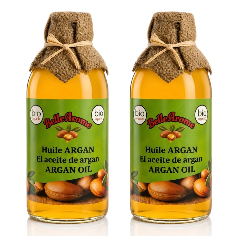 2X1L Huile d'Argan 100% naturelle et bio