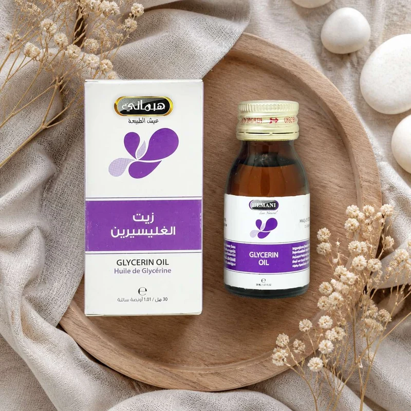 2 Huile de Glycérine 30mL 100% Naturelle Hemani