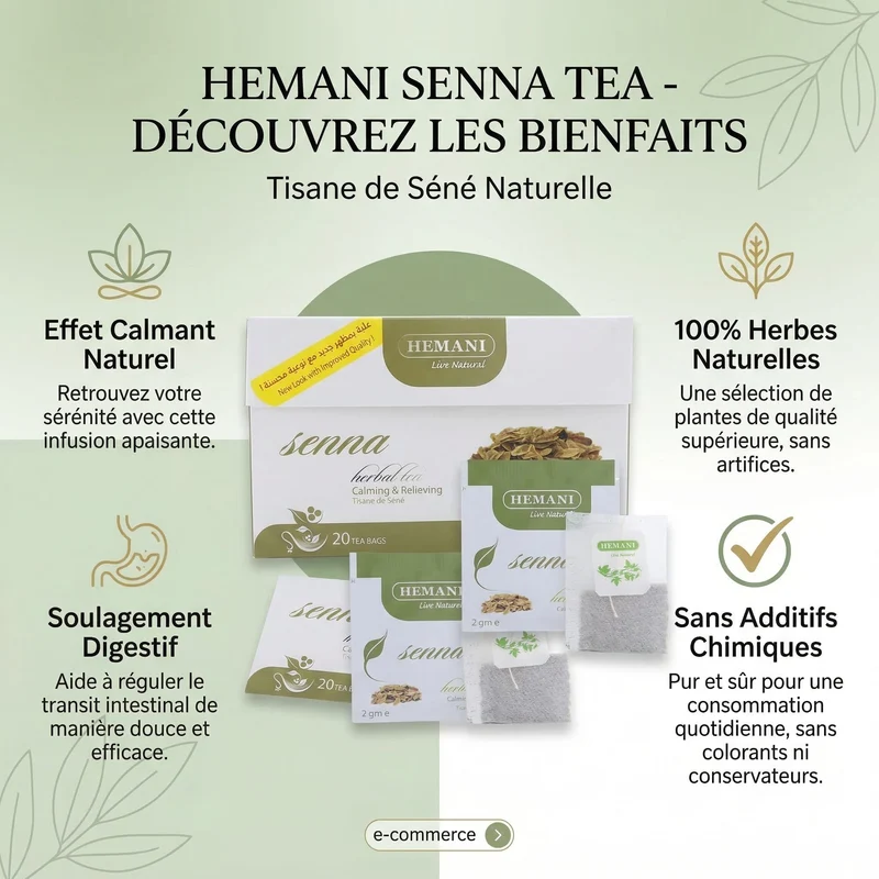 Lot de 2 Tisanes de Séné Hemani - 40 Sachets
