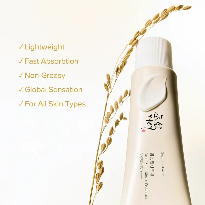 Crème Solaire SPF50 Relief Sun Rice + Probiotics - Beauty Of Joseon
