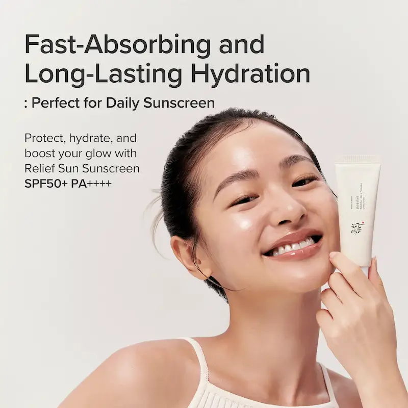 Crème Solaire SPF50 Relief Sun Rice + Probiotics - Beauty Of Joseon