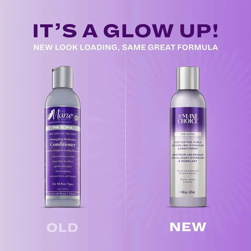 The Mane Choice - Easy on the curls - Après-shampoing "natural growth The Alpha" - 237ml (nouveau packaging)