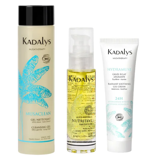 Routine Soins Homme Visage & Barbe Confort et Légèreté - Kadalys