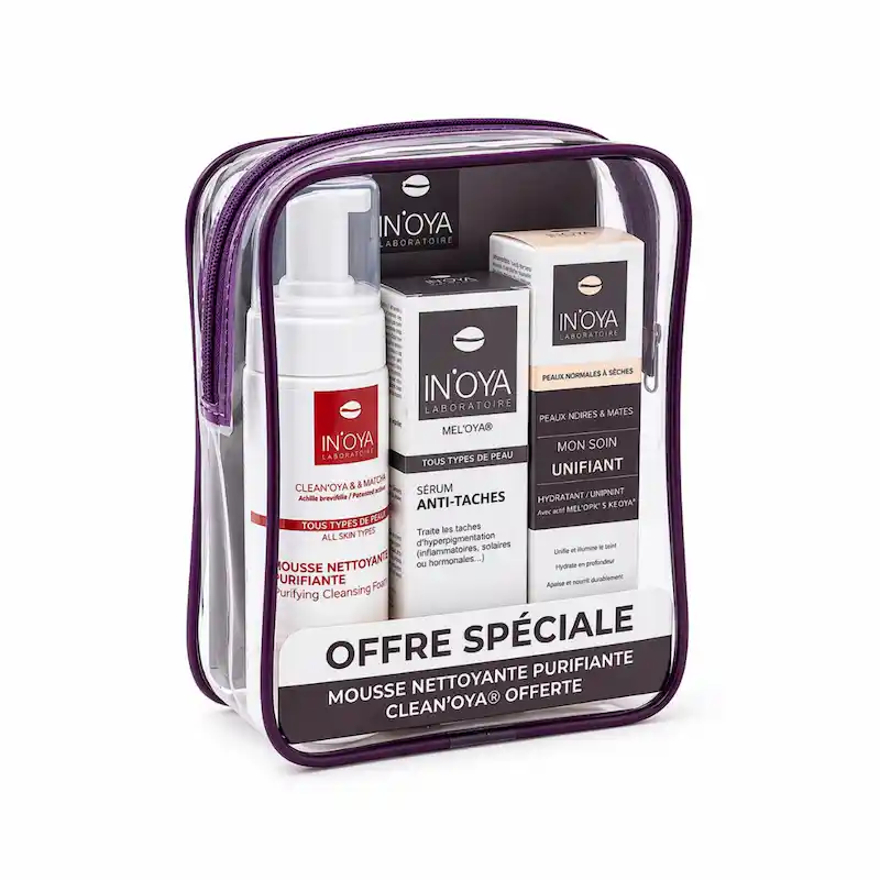 Trousse Soins Anti-Taches Peau Normale à Sèche - IN'OYA Offre Spéciale