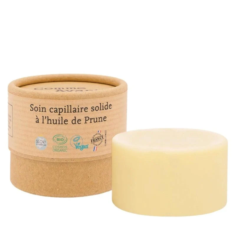 Soin Capillaire Solide à l'Huile de Prune