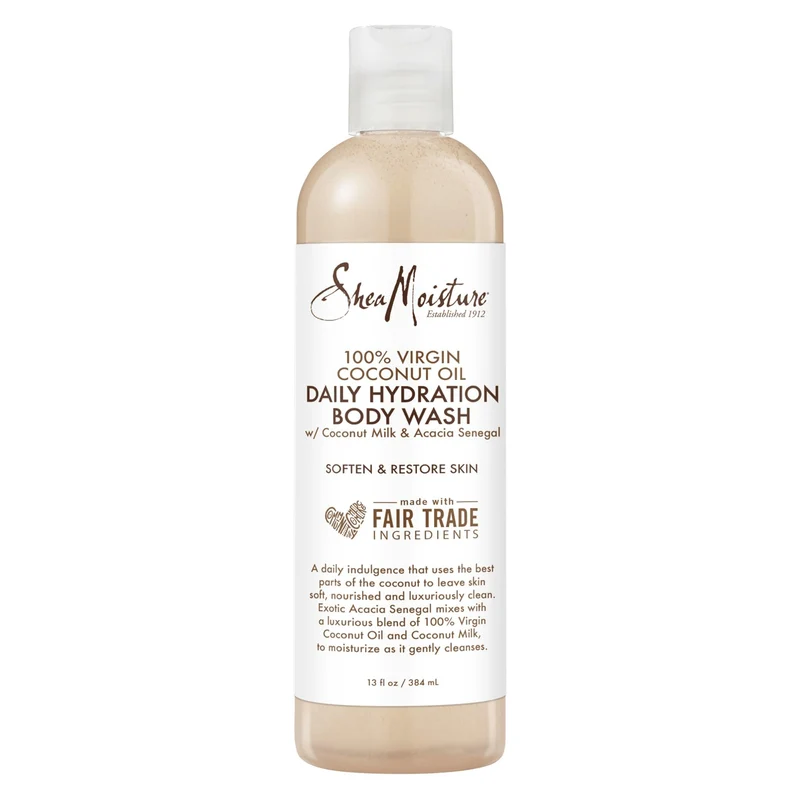 Shea Moisture - 100% Virgin Coconut Oil - Gel douche "daily hydratation Body Wash" - 384ml