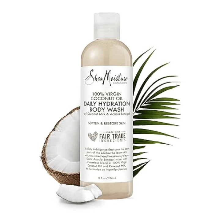 Shea Moisture - 100% Virgin Coconut Oil - Gel douche "daily hydratation Body Wash" - 384ml