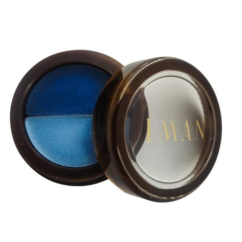 IMAN - Ombre à paupières Luxury Duo Eyeshadow CARRIBEAN BLUES - 1,7g