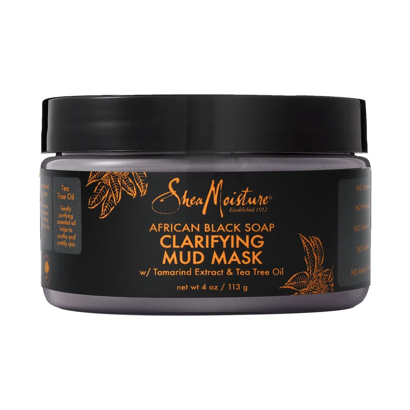 Shea Moisture - African Black Soap - Masque visage "clarifying" - 113g