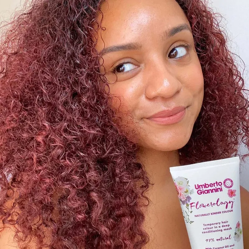 Umberto Giannini - Flowerology - Masque colorant temporaire "mulberry" - 200ml