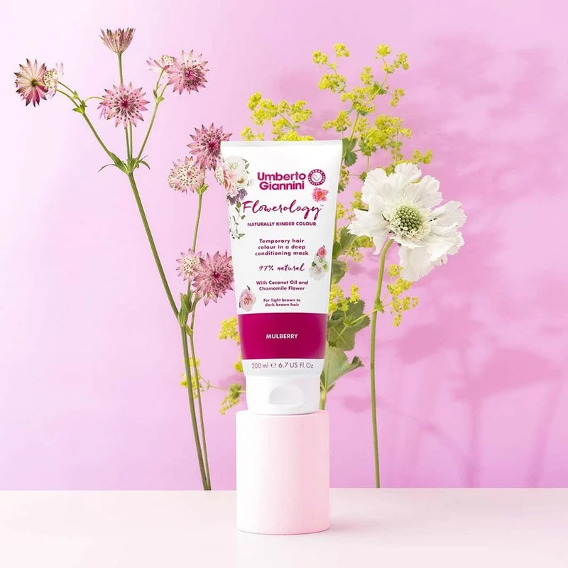 Umberto Giannini - Flowerology - Masque colorant temporaire "mulberry" - 200ml