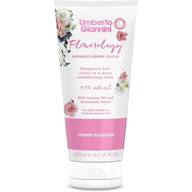 Umberto Giannini - Flowerology - Masque colorant temporaire "cherry blossom" - 200ml