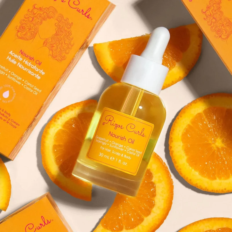 Rizos Curls - Huile nourrissante "pamplemousse orange" - 30ml