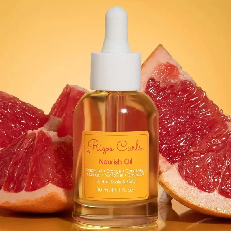 Rizos Curls - Huile nourrissante "pamplemousse orange" - 30ml