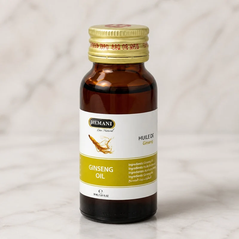 2 Huile de Ginseng 30ml Naturelle Hemani