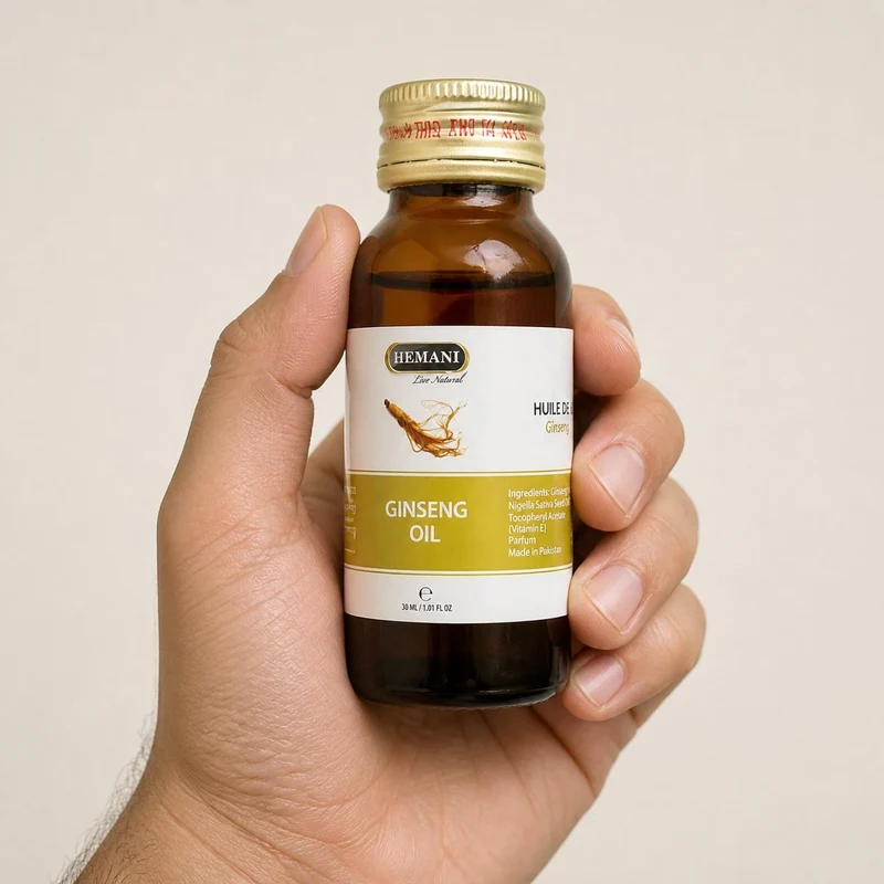 2 Huile de Ginseng 30ml Naturelle Hemani