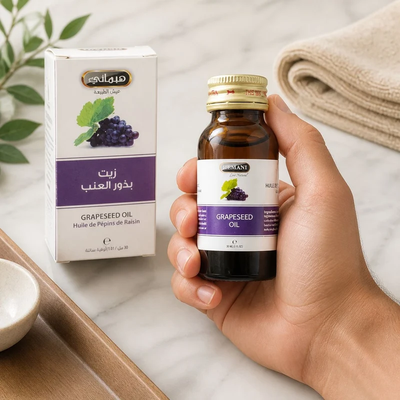 2 Huile de Pépin de Raisin 30mL 100% Naturelle Hemani