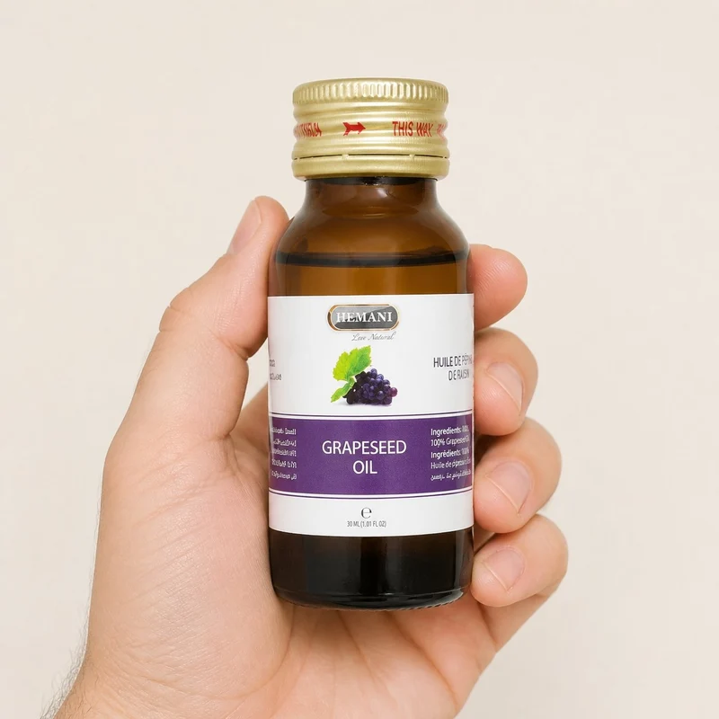 2 Huile de Pépin de Raisin 30mL 100% Naturelle Hemani