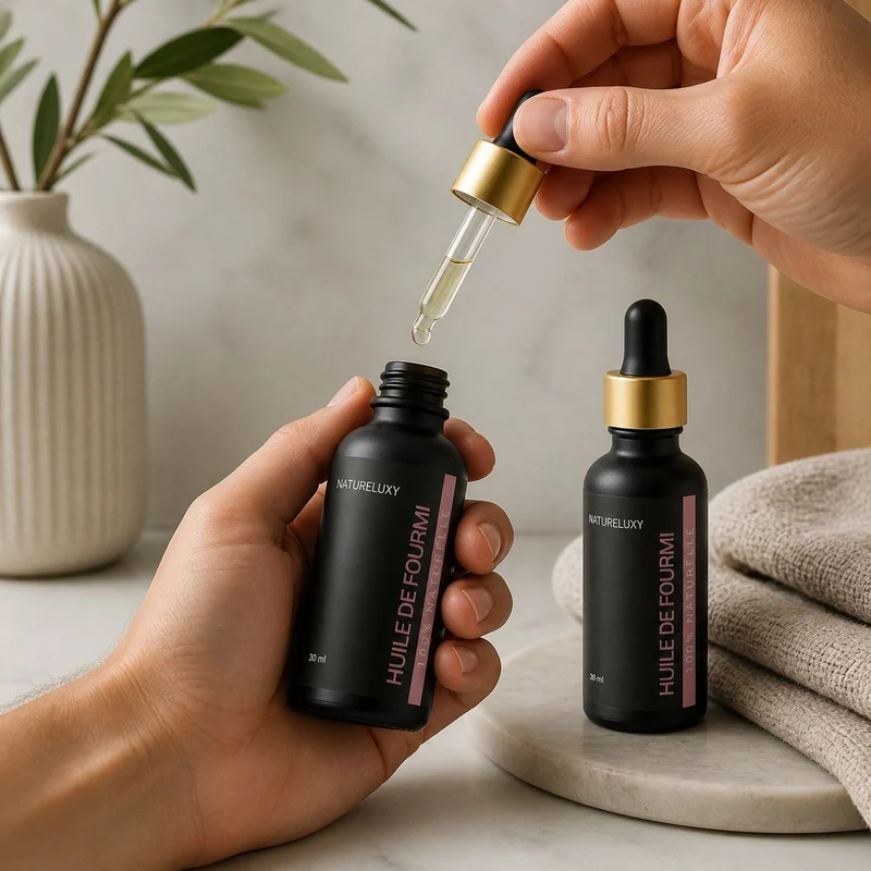 2 Huiles de Fourmi contre la pousse du poil - 30ml