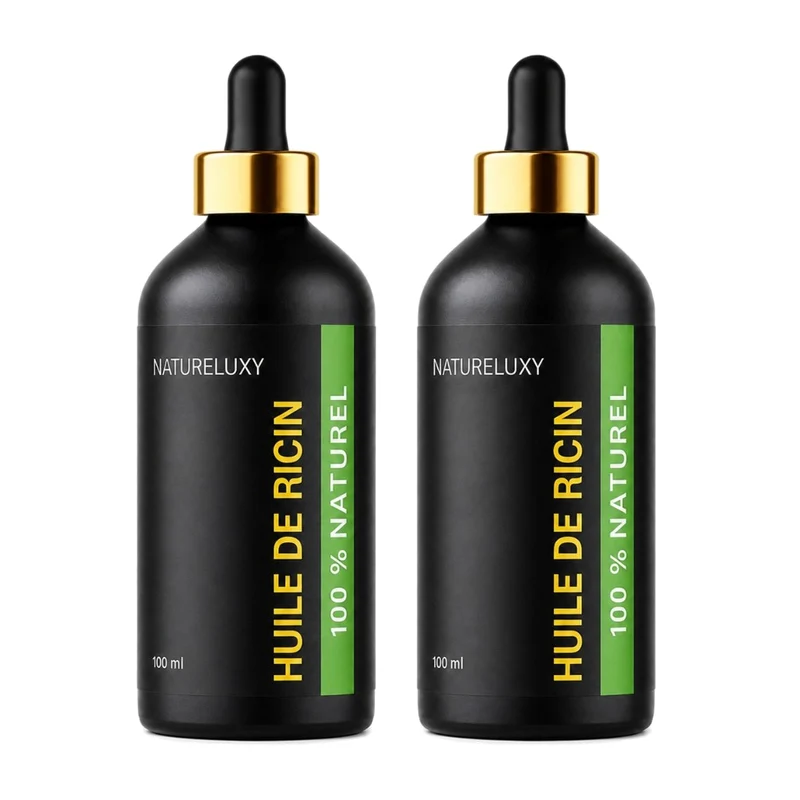 2 Huiles de Ricin 100ml à pipette