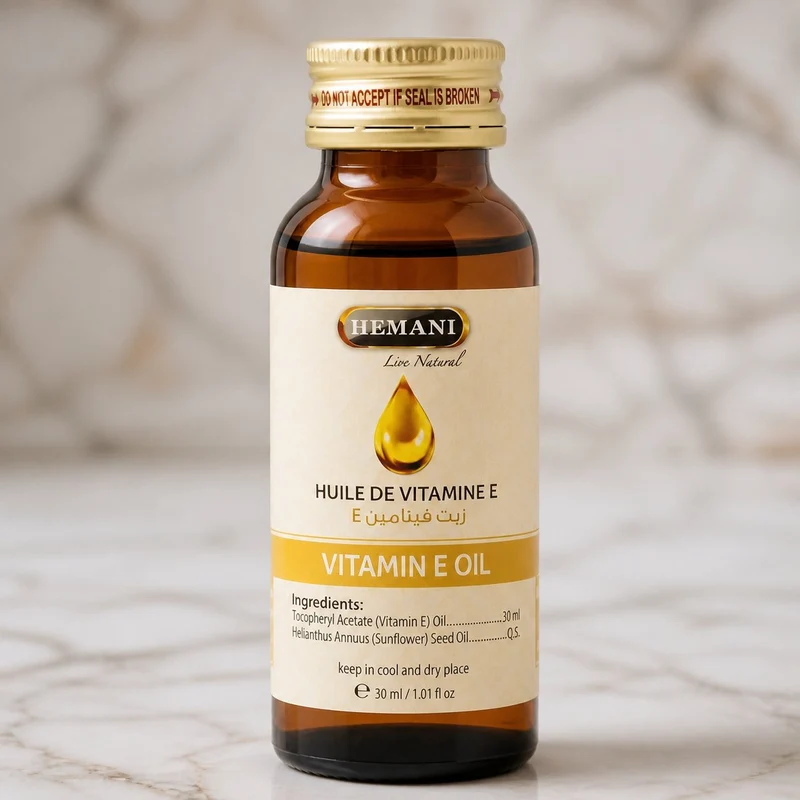 2 Huile de Vitamine E 30mL 100% Naturelle Hemani