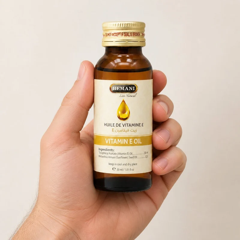 2 Huile de Vitamine E 30mL 100% Naturelle Hemani