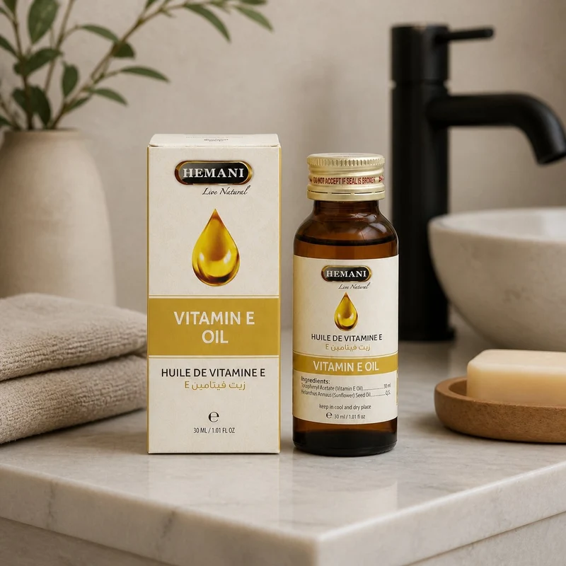 2 Huile de Vitamine E 30mL 100% Naturelle Hemani