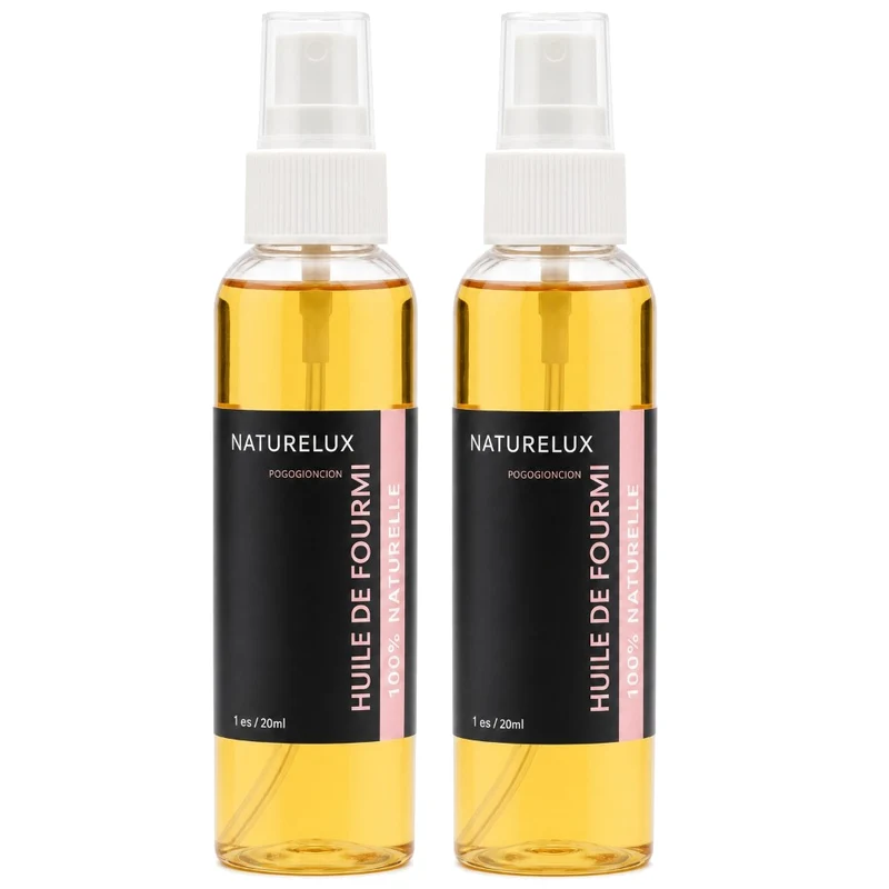 2 Huile de Fourmi Contre la Pousse des Poils 100mL Spray 100% Naturelle