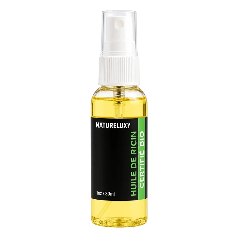 2 Huile de Ricin 30mL 100% Naturelle Spray
