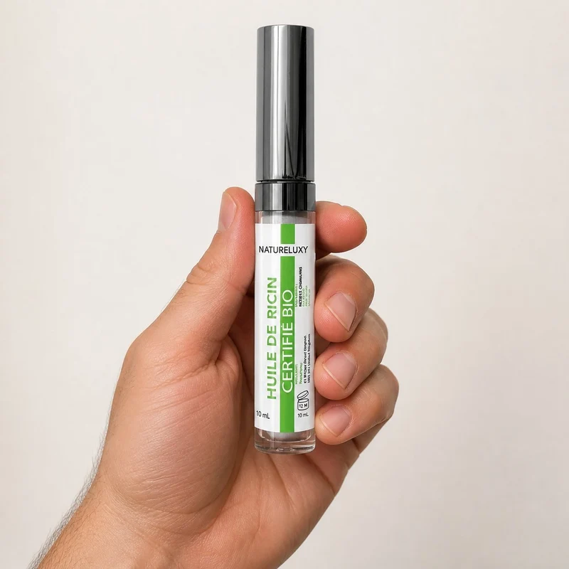 Lot de 2 Mascaras Huile de Ricin Bio 10 ml - Soin Cils