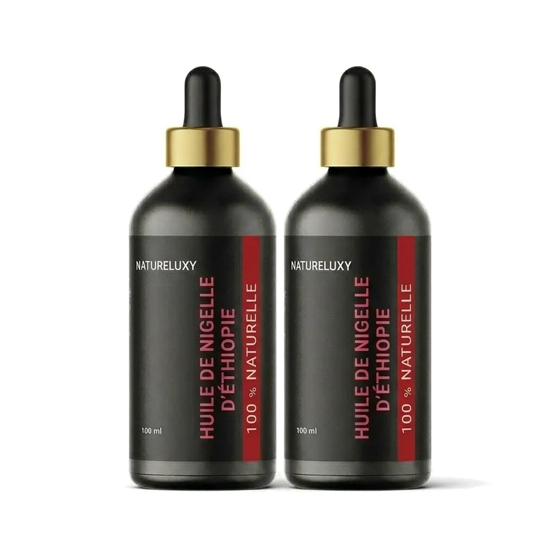 2 Huile de Nigelle d'éthiopie 100mL pipette 100% naturelle