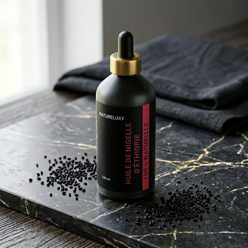 2 Huile de Nigelle d'éthiopie 100mL pipette 100% naturelle