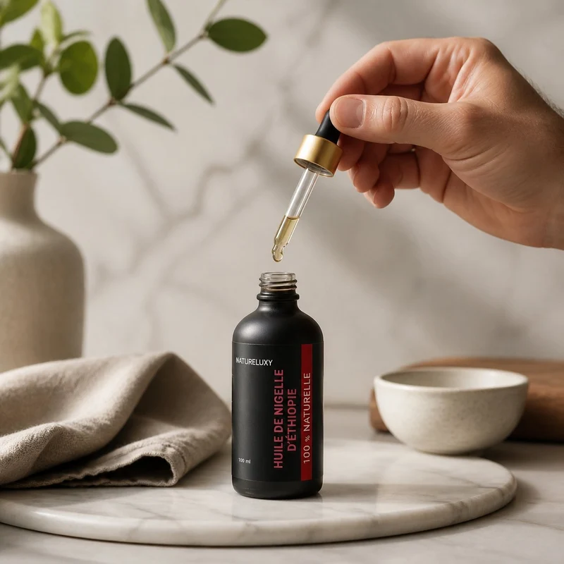 2 Huile de Nigelle d'éthiopie 100mL pipette 100% naturelle
