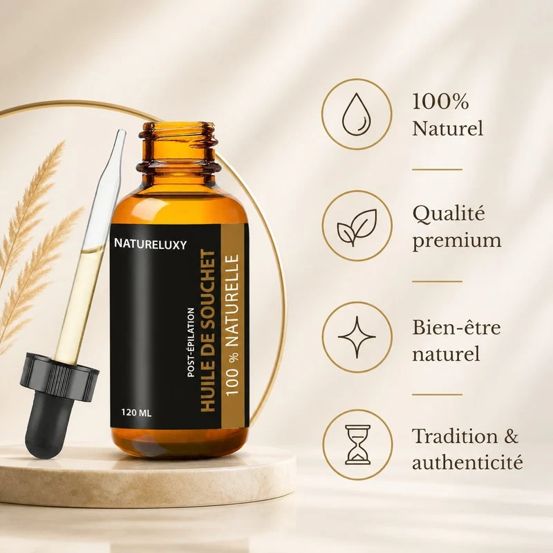 2 Huile de Souchet 100mL Pipette 100% naturelle