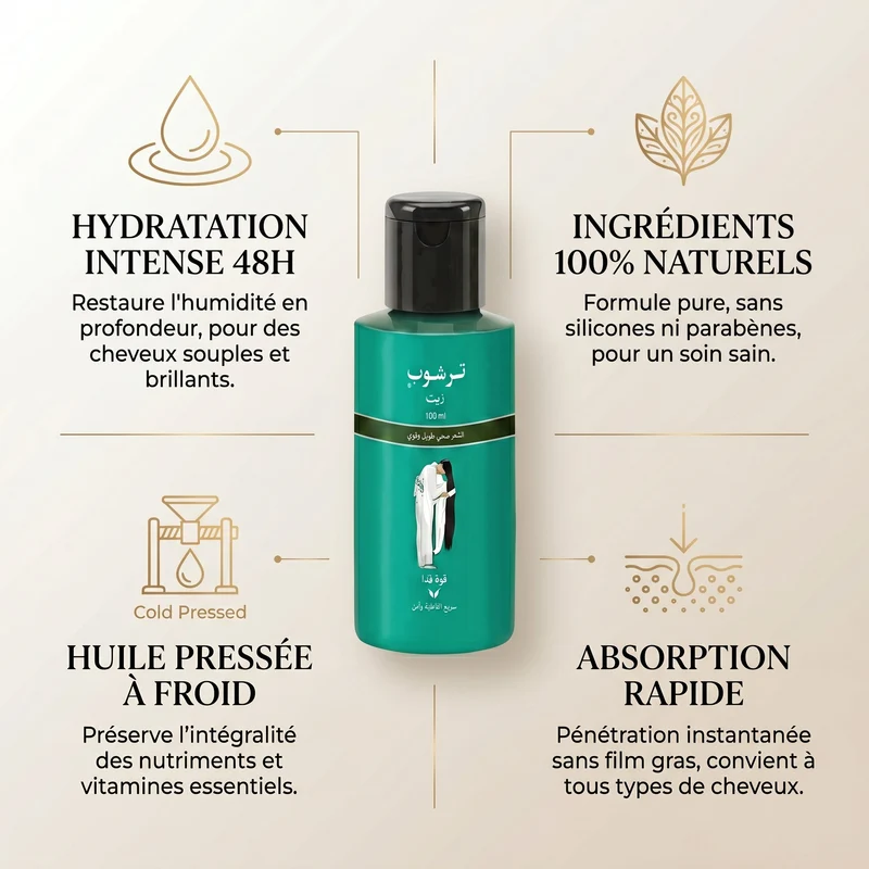 Lot de 2 Huiles Capillaires pour la Pousse des Cheveux Trichup - 2 x 100 mL