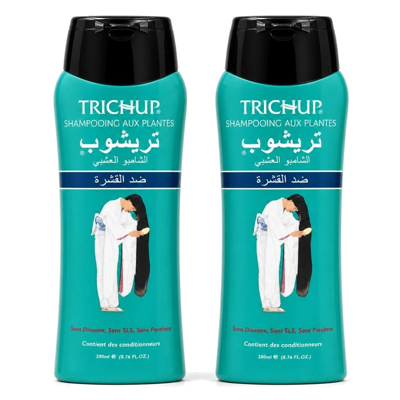 2 Shampoings Soin Indien Anti-pelliculaire Trichup 200ml