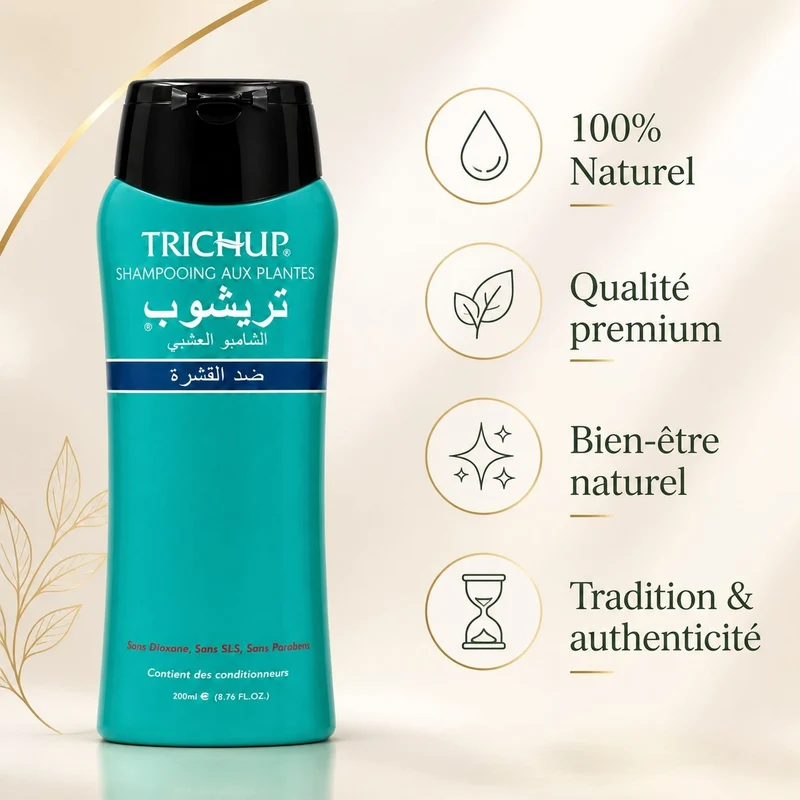 2 Shampoings Soin Indien Anti-pelliculaire Trichup 200ml