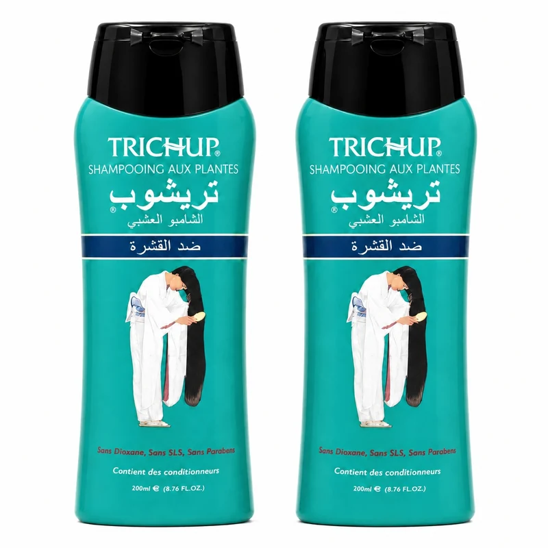 2 Shampoings Soin Indien Anti-pelliculaire Trichup 200ml