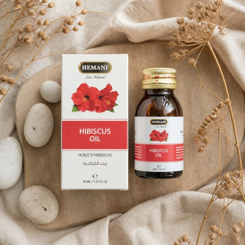 2 Huile d'Hibiscus 30mL 100% Naturelle Hemani