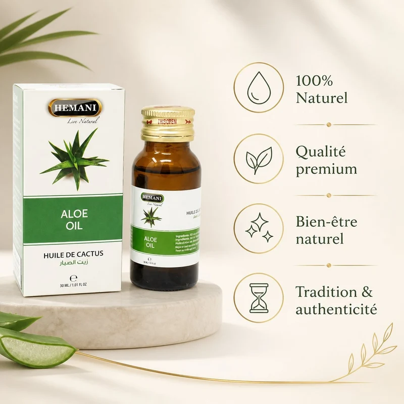 2 Huile de Cactus 30ml 100% Naturelle Hemani