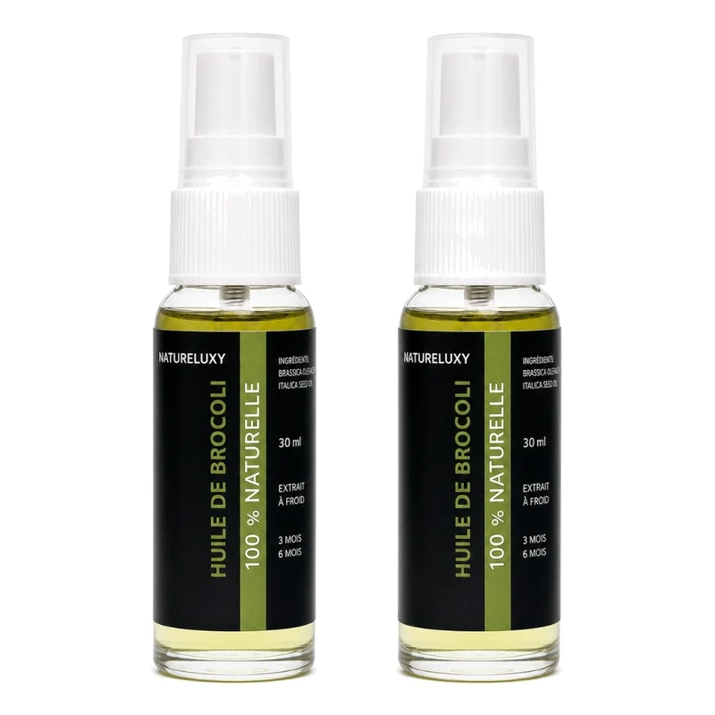 2 Huile de Brocoli 30mL Spray 100% Naturelle
