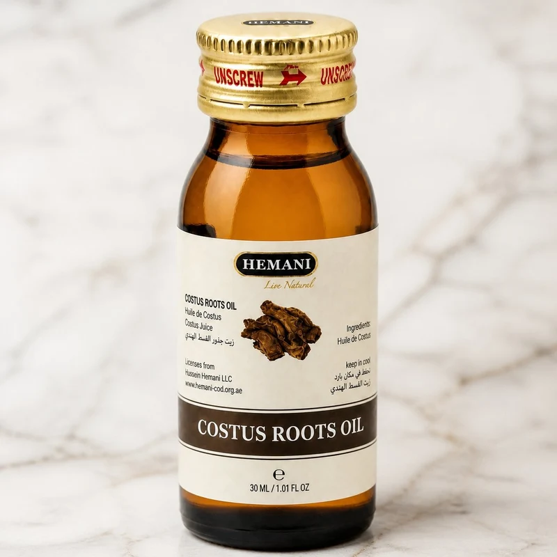 Huile de Costus Indien 30 mL Lot de 2 — Hemani 100% naturelle